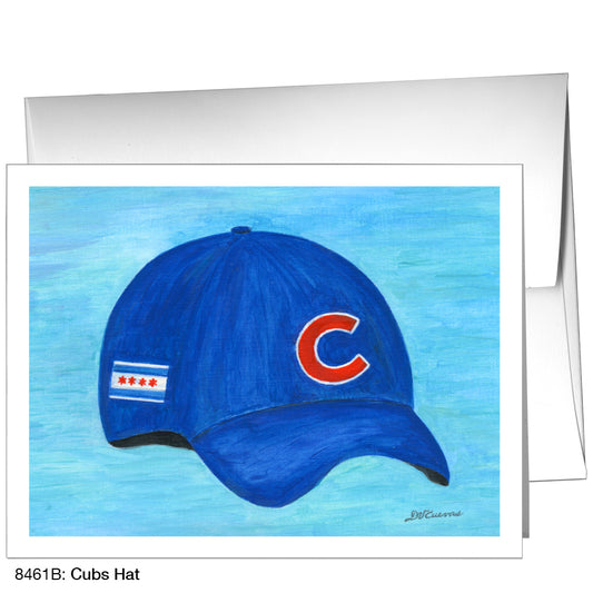 Cubs Hat, Greeting Card (8461B), A2, printedcanvas.com