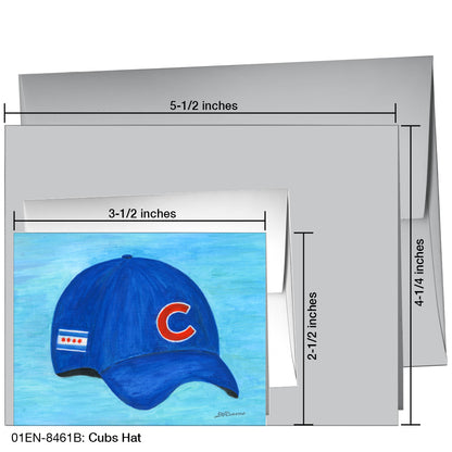 Cubs Hat, Greeting Card (8461B), Enclosure, printedcanvas.com