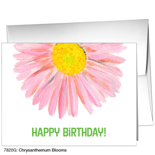 Chrysanthemum Blooms, Greeting Card (7820G), A2 Card Front, www.printedcanvas.com