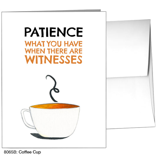 Coffee Cup, Greeting Card (8065B), A2, printedcanvas.com