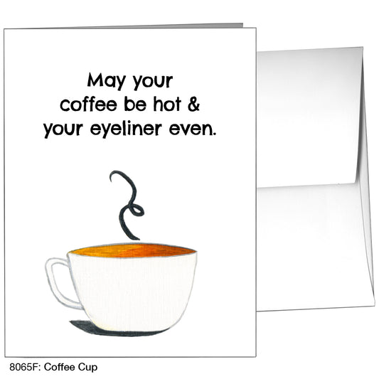 Coffee Cup, Greeting Card (8065F), A2, printedcanvas.com
