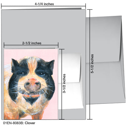 Clover, Greeting Card (8083B), Enclosure, printedcanvas.com