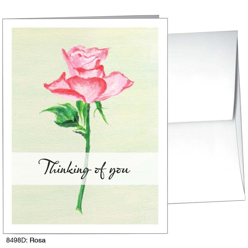 Rosa, Greeting Card (8498D), A2, printedcanvas.com