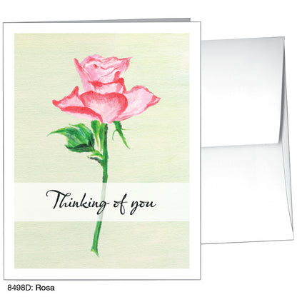 Rosa, Greeting Card (8498D), A2, printedcanvas.com