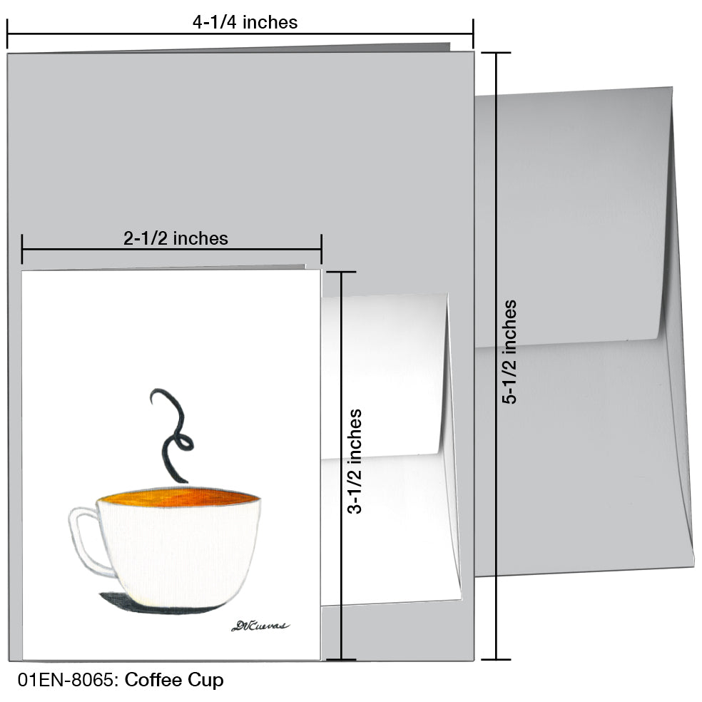 Coffee Cup, Greeting Card (8065), Enclosure, printedcanvas.com