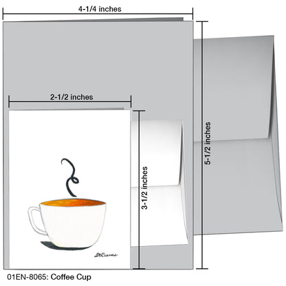 Coffee Cup, Greeting Card (8065), Enclosure, printedcanvas.com