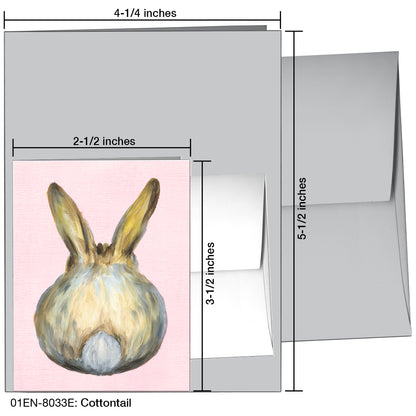 Cottontail, Greeting Card (8033E), Enclosure Card, www.printedcanvas.com