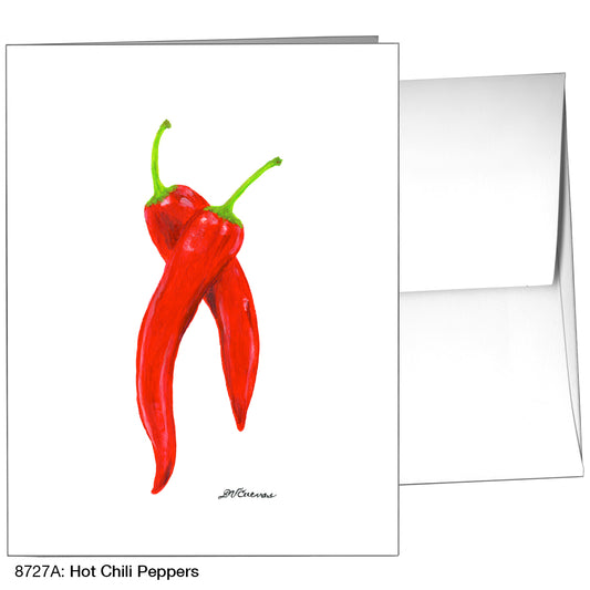 Hot Chili Pepper, Greeting Card (8727A), A2, printedcanvas.com