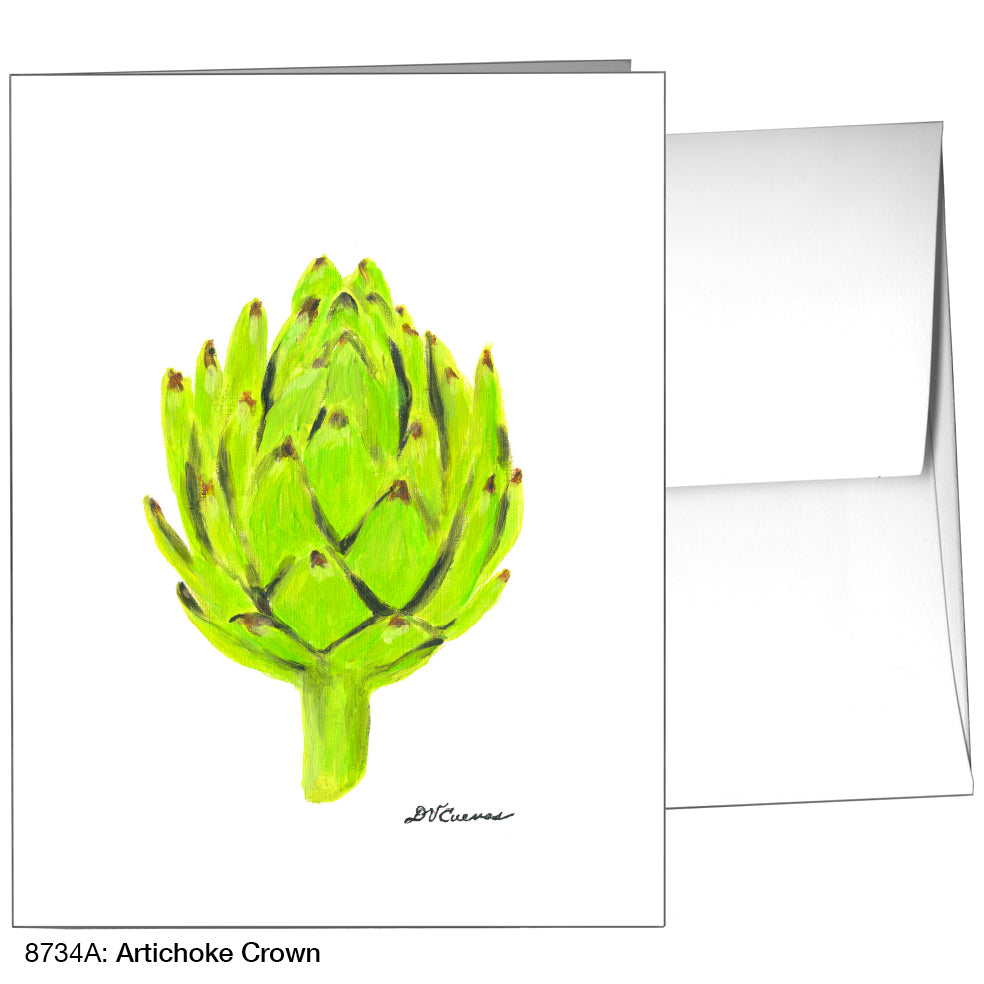 Artichoke Crown, Greeting Card (8734A), A2, printedcanvas.com