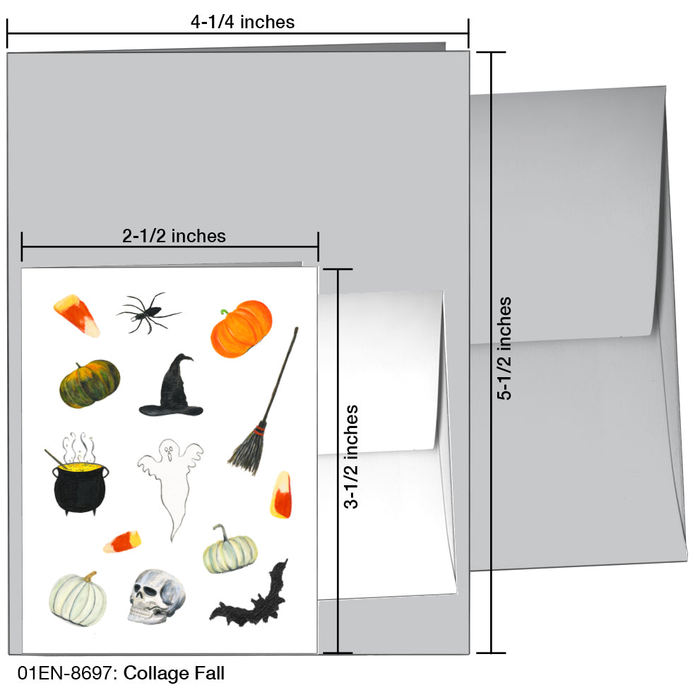 Collage Fall, Greeting Card (8697), Enclosure, printedcanvas.com