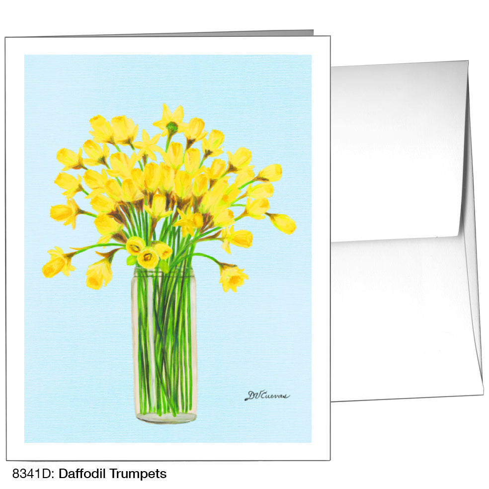 Daffodil Trumpets, Greeting Card (8341D), A2, printedcanvas.com