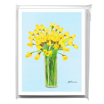 Daffodil Trumpets, Greeting Card (8341D), A2 8-Pack, printedcanvas.com