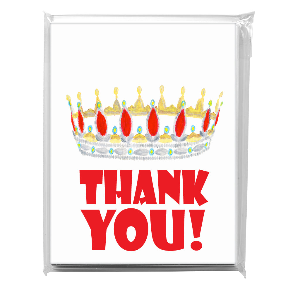 Crown Tiara, Greeting Card (8023A), A2 8-Pack, printedcanvas.com