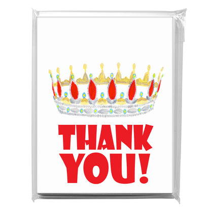 Crown Tiara, Greeting Card (8023A), A2 8-Pack, printedcanvas.com