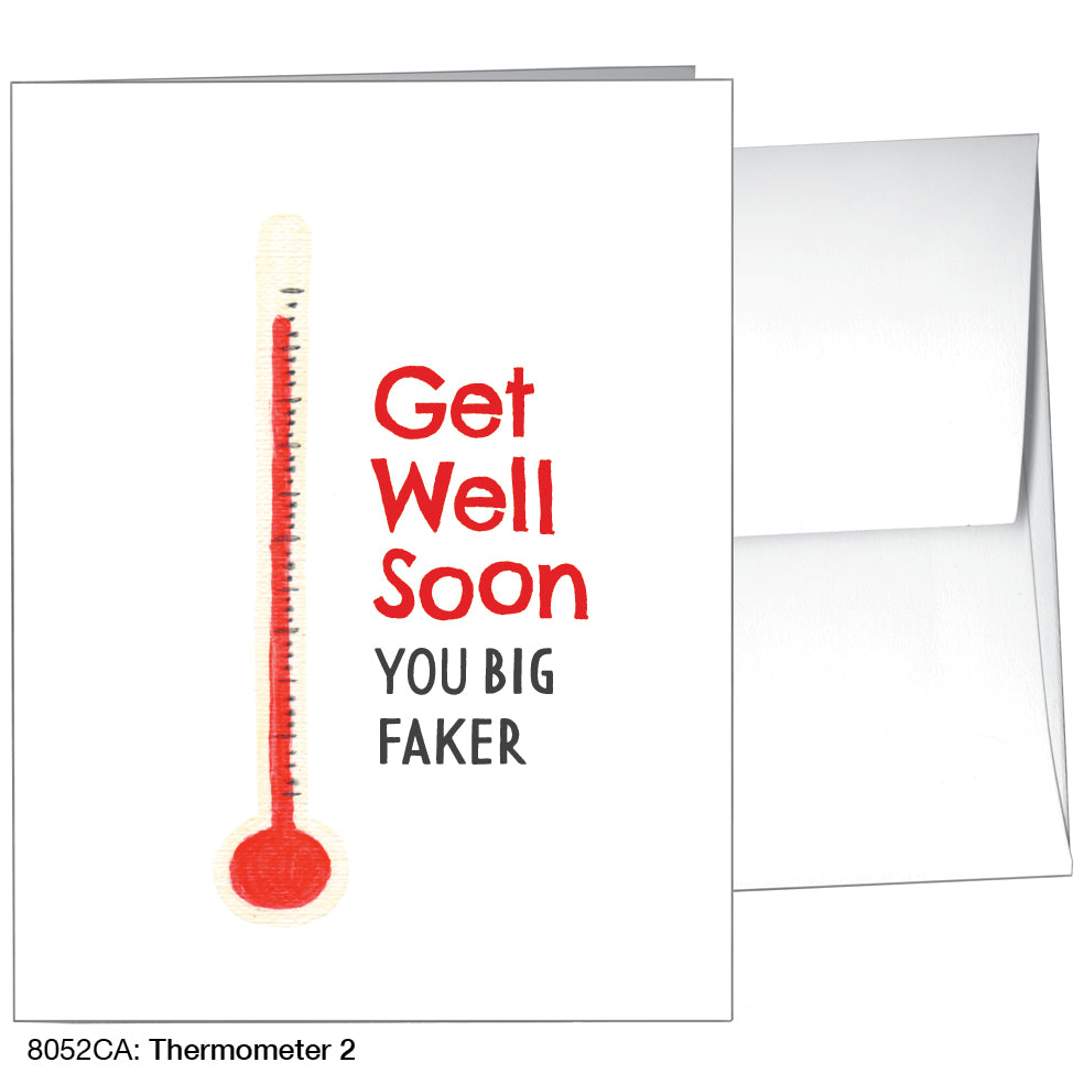Thermometer 2, Greeting Card (8052CA), A2 Card, www.printedcanvas.com