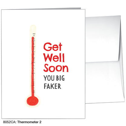 Thermometer 2, Greeting Card (8052CA), A2 Card, www.printedcanvas.com