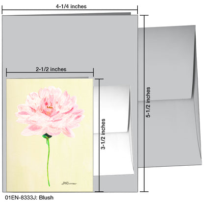 Blush, Greeting Card (8333J), Enclosure Card, www.printedcanvas.com