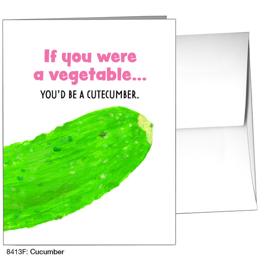 Cucumber, Greeting Card (8413F), A2, printedcanvas.com