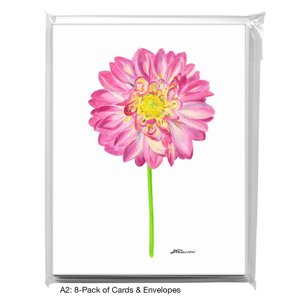 Dahlia Eliza, Greeting Card (8718), A2 8-Pack, printedcanvas.com