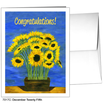 December Twenty Fifth, Greeting Card (7017C), A2 Card, printedcanvas.com