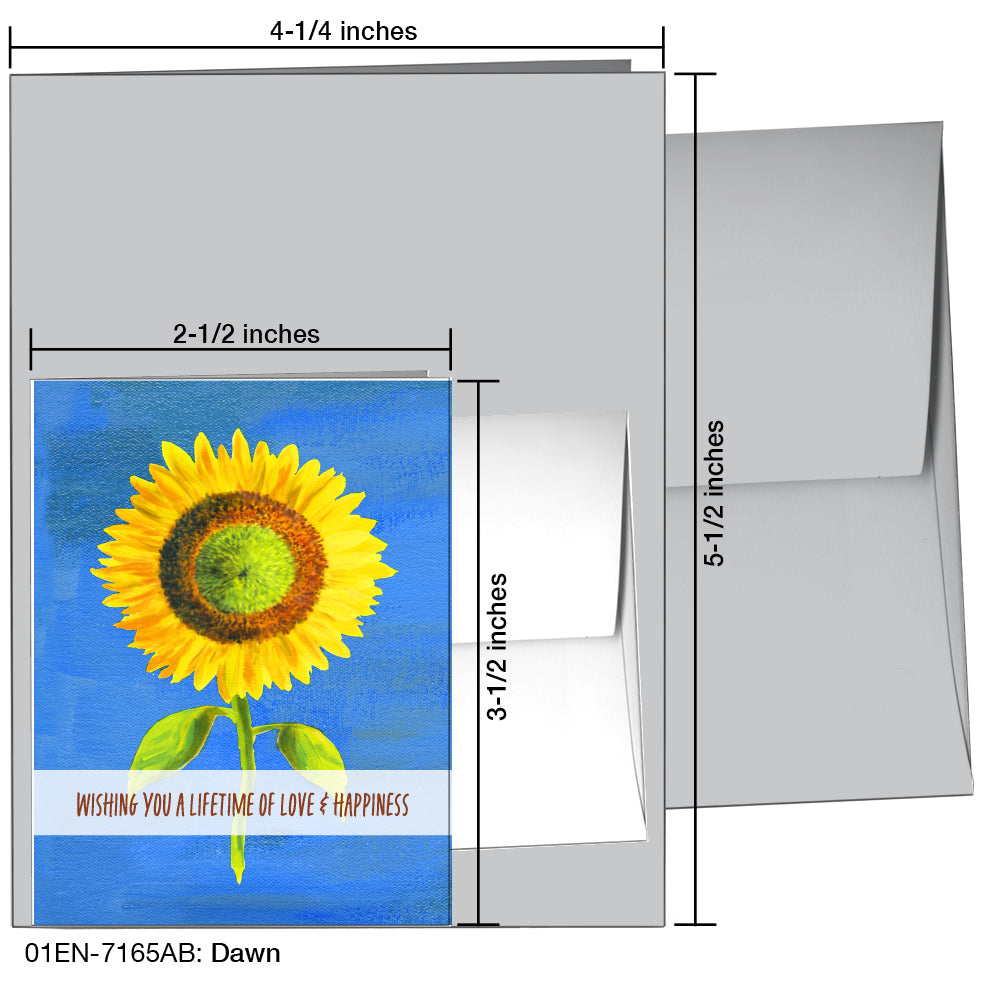 Dawn, Greeting Card (7165AB), Enclosure, printedcanvas.com