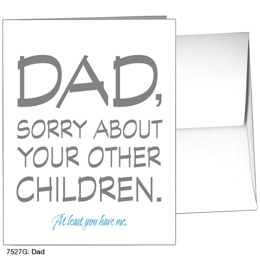 Dad, Greeting Card (7527G), A2, printedcanvas.com