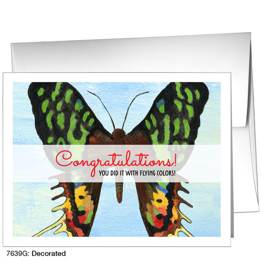Decorated, Greeting Card (7639G), A2, printedcanvas.com