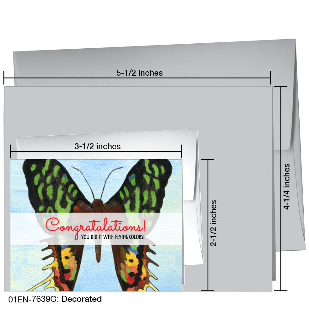 Decorated, Greeting Card (7639G), Enclosure, printedcanvas.com