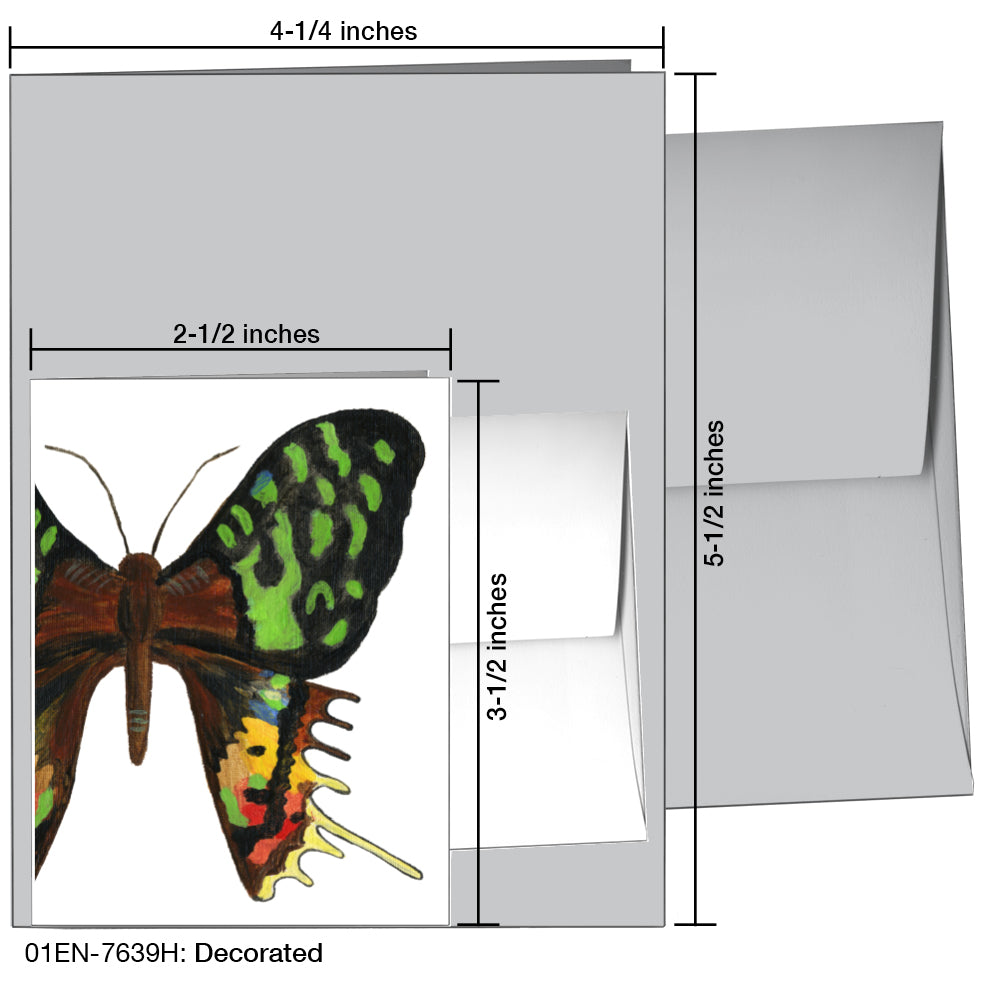 Decorated, Greeting Card (7639H), Enclosure, printedcanvas.com