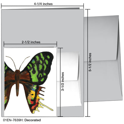 Decorated, Greeting Card (7639H), Enclosure, printedcanvas.com