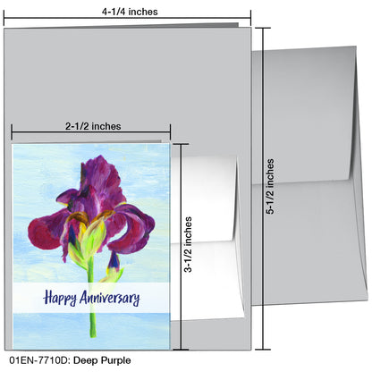 Deep Purple, Greeting Card (7710D), Enclosure, printedcanvas.com