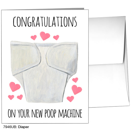 Diaper, Greeting Card (7946UB), A2, printedcanvas.com