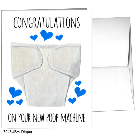 Diaper, Greeting Card (7946UBA), A2, printedcanvas.com