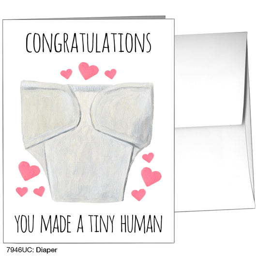 Diaper, Greeting Card (7946UC), A2, printedcanvas.com