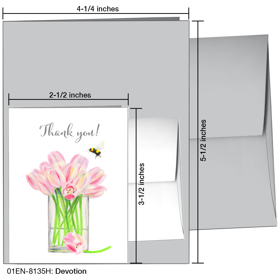 Devotion, Greeting Card (8135H), Enclosure Card, www.printedcanvas.com