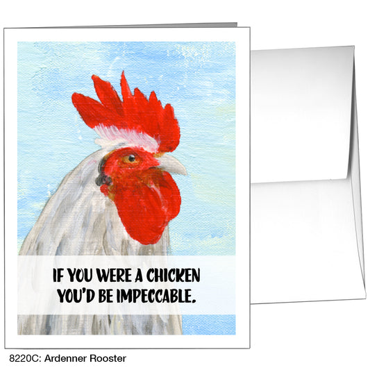 Ardenner Rooster, Greeting Card (8220C), A2, printedcanvas.com