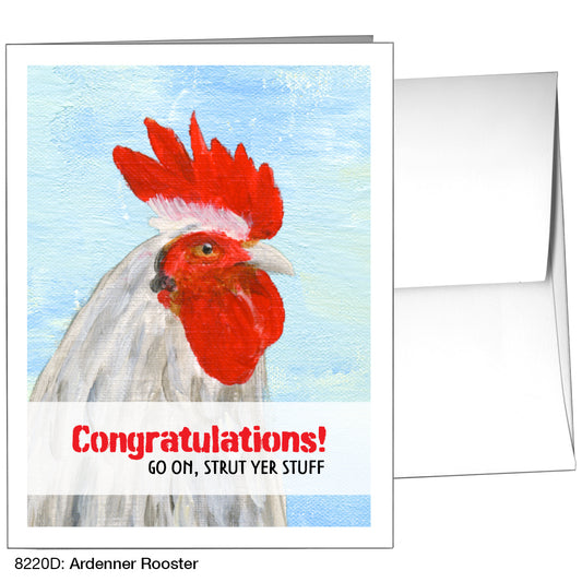 Ardenner Rooster, Greeting Card (8220D), A2, printedcanvas.com