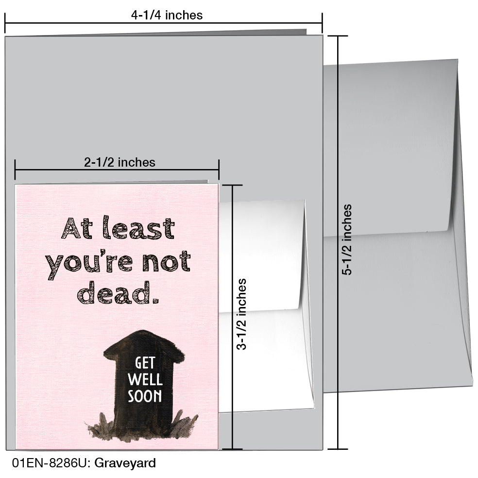 Graveyard, Greeting Card (8286U), Enclosure Card, www.printedcanvas.com