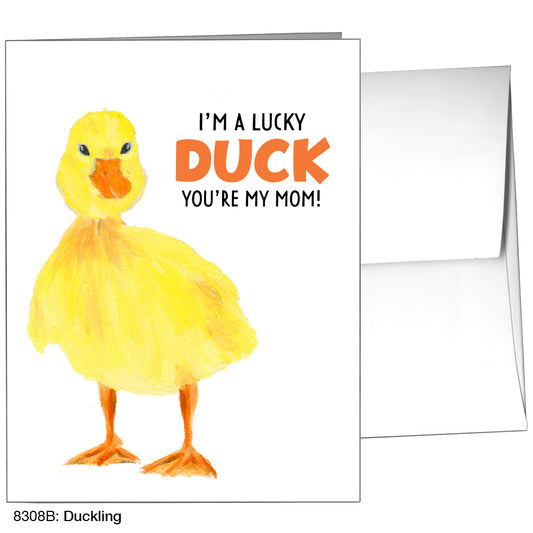Duckling, Greeting Card (8308B), A2 Card Front, www.printedcanvas.com