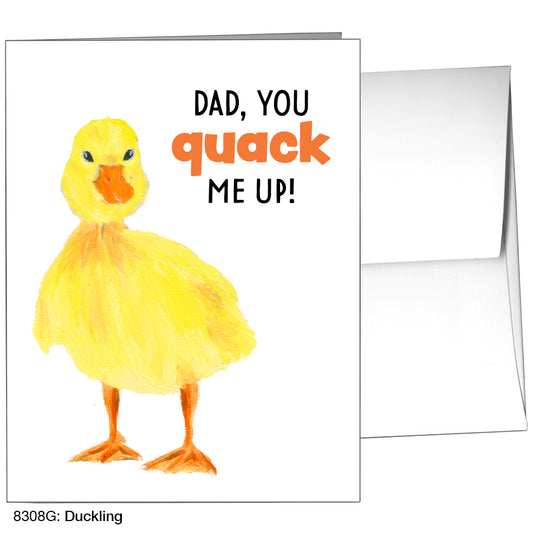 Duckling, Greeting Card (8308G), Front, www.printedcanvas.com