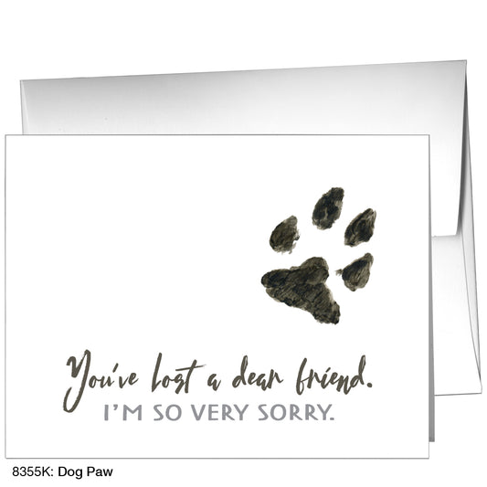 Dog Paw, Greeting Card (8355K), A2, printedcanvas.com