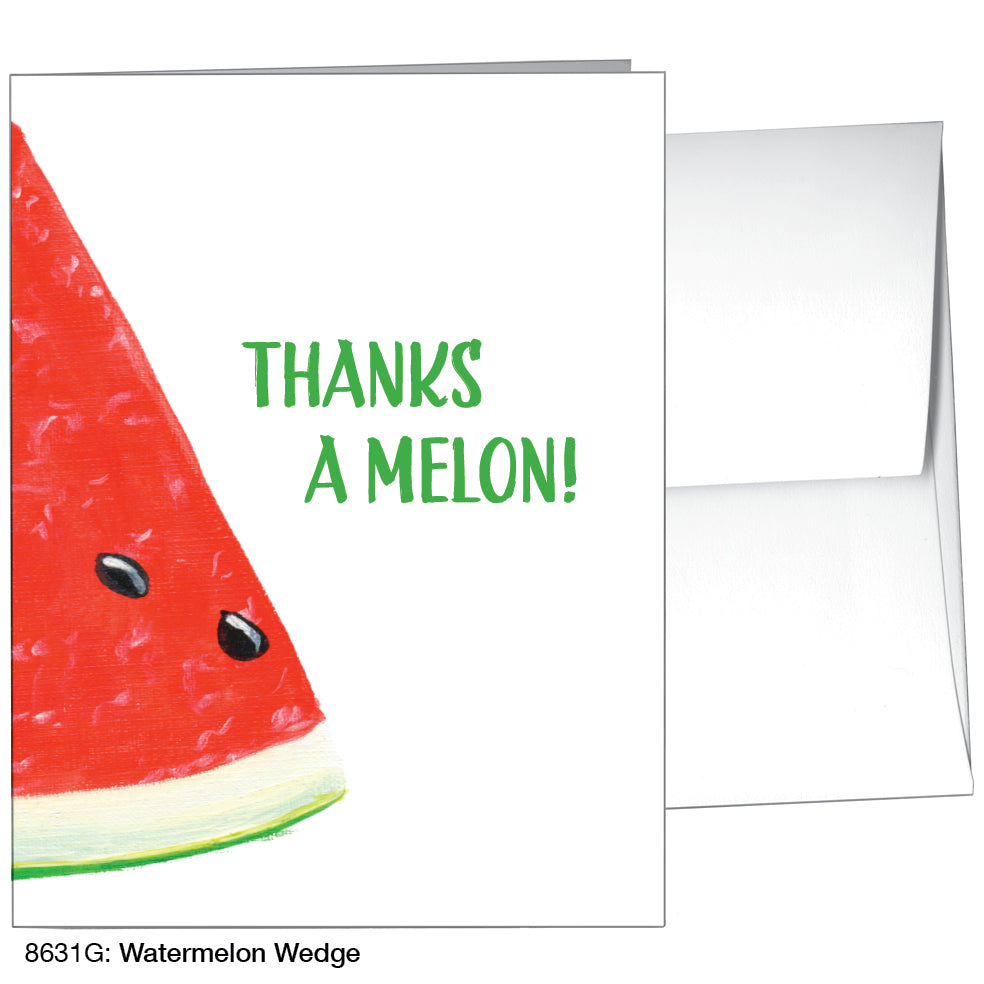 Watermelon Wedge, Greeting Card (8631G), A2, printedcanvas.com