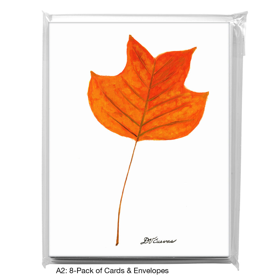 Faint Orange, Greeting Card (7635), A2 8-Pack, printedcanvas.com