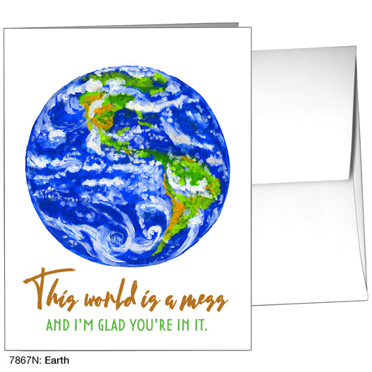 Earth, Greeting Card (7867N), A2, printedcanvas.com