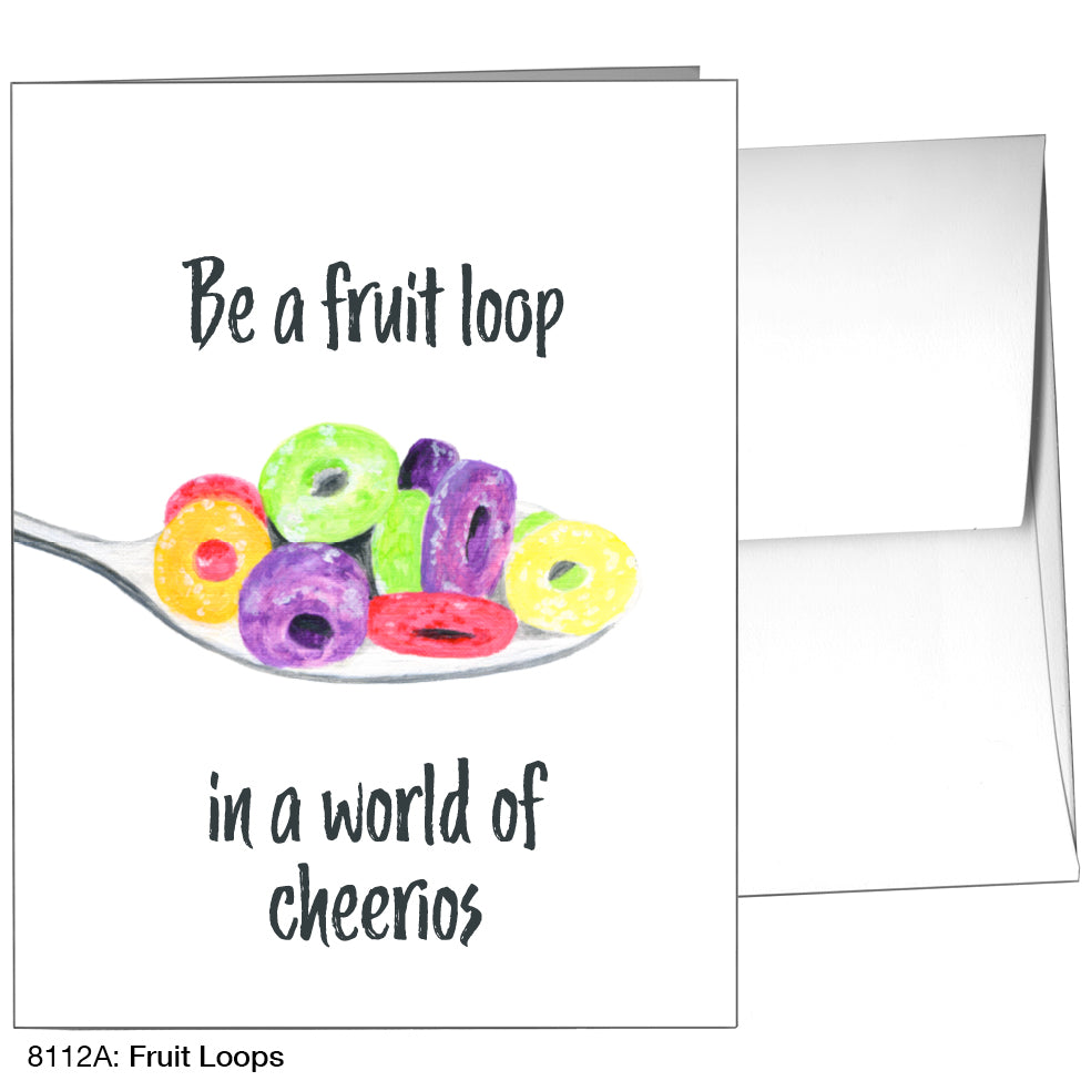 Fruit Loops, Greeting Card (8112A), A2 Card Front, www.printedcanvas.com