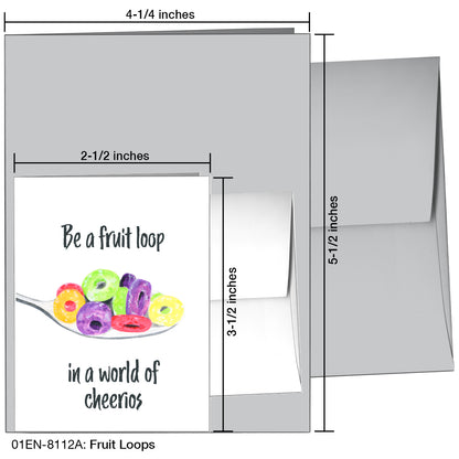 Fruit Loops, Greeting Card (8112A), Enclosure Card, www.printedcanvas.com