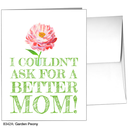Garden Peony, Greeting Card (8342A), A2, printedcanvas.com
