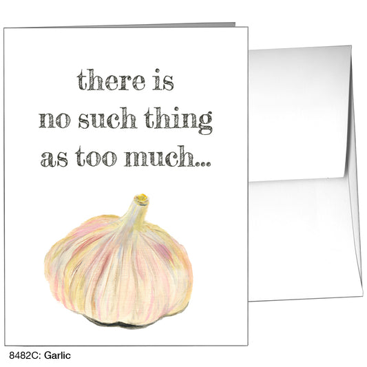 Garlic, Greeting Card (8482C), A2 Card Front, www.printedcanvas.com