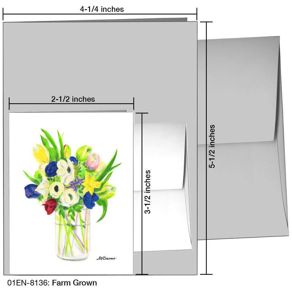 Farm Grown, Greeting Card (8136), Enclosure, printedcanvas.com