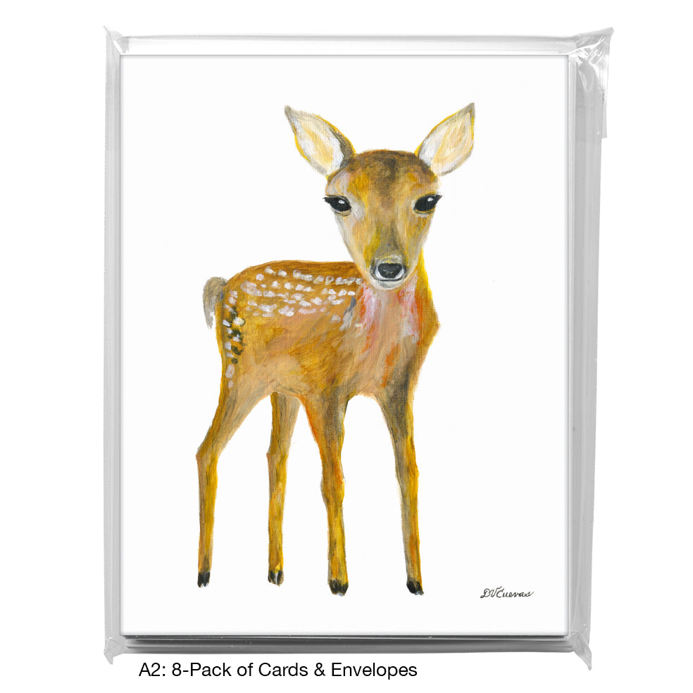 Fawn, Greeting Card (8449), A2 8-Pack, printedcanvas.com